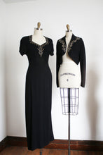 Load image into Gallery viewer, vintage 1940s evening dress set {m}