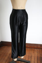 Load image into Gallery viewer, vintage 1960s black pants {s}