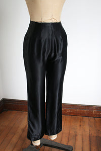 vintage 1960s black pants {s}