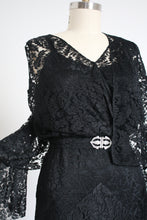Load image into Gallery viewer, vintage 1930s lace dress set