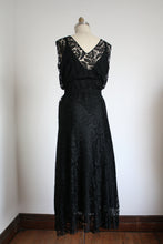 Load image into Gallery viewer, vintage 1930s lace dress set