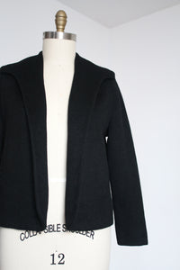 vintage 1950s black jacket {m}