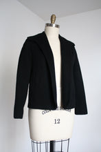 Load image into Gallery viewer, vintage 1950s black jacket {m}