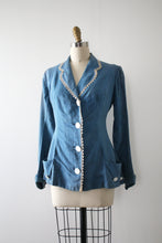 Load image into Gallery viewer, antique 1910s blue jacket