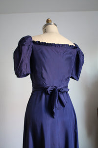 vintage 1930s blue gown {s/m}