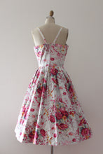 Load image into Gallery viewer, vintage 1950s floral sun dress