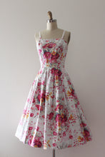 Load image into Gallery viewer, vintage 1950s floral sun dress
