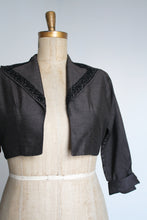 Load image into Gallery viewer, vintage 1950s brown bolero {L}