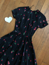 Load image into Gallery viewer, vintage 1950s Mollie Parnis novelty dress