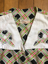 Load image into Gallery viewer, vintage 1940s cotton blouse