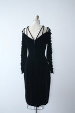 Load image into Gallery viewer, RARE vintage 1960s cage sleeves dress