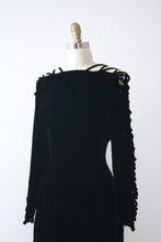 Load image into Gallery viewer, RARE vintage 1960s cage sleeves dress