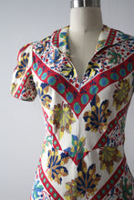 Load image into Gallery viewer, vintage 1930s novelty leaf dress