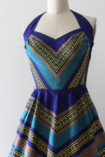 Load image into Gallery viewer, vintage 1950s halter dress