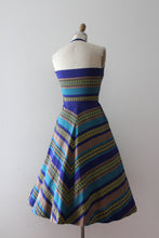 Load image into Gallery viewer, vintage 1950s halter dress
