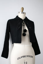 Load image into Gallery viewer, vintage 1950s cotton bolero sweater