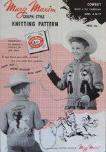 Load image into Gallery viewer, vintage 1950s cowboy cowichan sweater