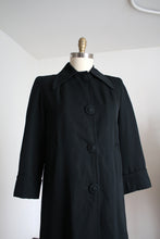 Load image into Gallery viewer, vintage 1940s black coat {M/L}