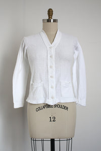 DEADSTOCK vintage 1940s terry cloth sweater