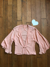 Load image into Gallery viewer, vintage 1930s pink jacket