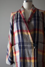 Load image into Gallery viewer, vintage 1930s plaid wool coat
