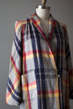 Load image into Gallery viewer, vintage 1930s plaid wool coat