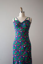Load image into Gallery viewer, vintage 1930s novelty fruit &amp; veggie dress