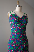 Load image into Gallery viewer, vintage 1930s novelty fruit &amp; veggie dress