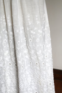 antique 1900s cotton skirt {xs}