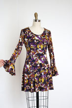 Load image into Gallery viewer, vintage 1960s novelty mini dress {S/M}