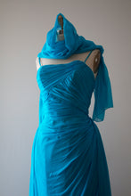 Load image into Gallery viewer, vintage 1960s Emma Domb chiffon gown