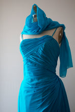 Load image into Gallery viewer, vintage 1960s Emma Domb chiffon gown