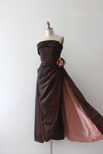Load image into Gallery viewer, vintage 1950s Emma Domb evening dress