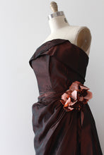 Load image into Gallery viewer, vintage 1950s Emma Domb evening dress