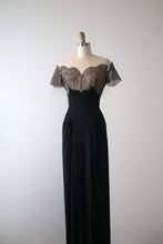 Load image into Gallery viewer, vintage 1940s Emma Domb evening gown