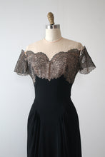 Load image into Gallery viewer, vintage 1940s Emma Domb evening gown