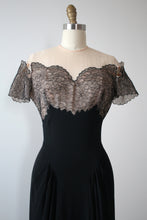 Load image into Gallery viewer, vintage 1940s Emma Domb evening gown