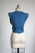 Load image into Gallery viewer, vintage 1940s felt vest {xs}