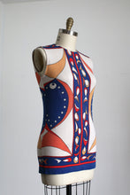 Load image into Gallery viewer, vintage 1960s FISH tunic {xs-m}