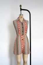 Load image into Gallery viewer, vintage 1940s cotton romper {L}