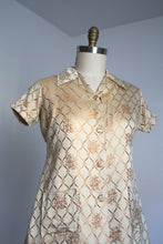 Load image into Gallery viewer, vintage 1940s gold blouse {L}