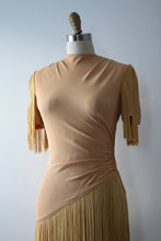Load image into Gallery viewer, vintage 1940s tassel dress