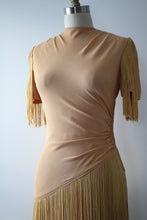 Load image into Gallery viewer, vintage 1940s tassel dress