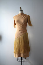 Load image into Gallery viewer, vintage 1940s tassel dress