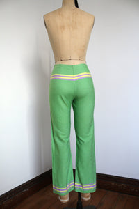 vintage 1960s green pants {s}