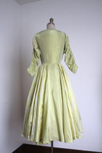 Load image into Gallery viewer, vintage 1950s green party dress {xs}