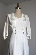Load image into Gallery viewer, vintage 1930s embroidered dress {1X}