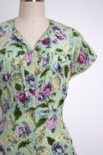 Load image into Gallery viewer, vintage 1930s floral rayon dress