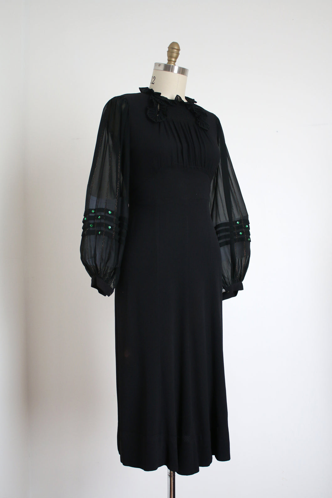 vintage 1930s evening dress {L}