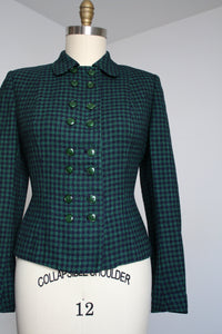 vintage 1940s green blazer {L}